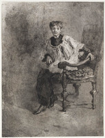 KG 08440
<br/>
Koorknaap zittend op stoel
<br/>
<em>Bianchi, Mosè di Giosuè (1845-1904)</em>
